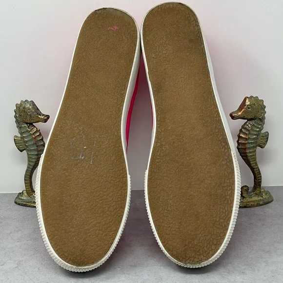 Steve Madden Emmi Canvas Platform Sneakers Shoes Womens Size 10M Bright Pink - Picture 6 of 10